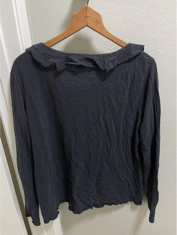 Ralph Lauren Polo Jeans Co. Women Ruffled Collar Shirt XL - Image 3