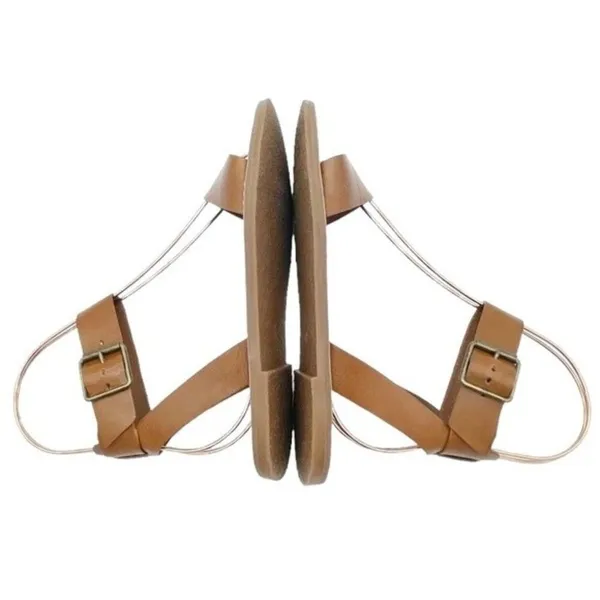 Madewell The Boardwalk Ankle-Strap Sandal English Saddle Brown Leather Size 7.5 - Image 10