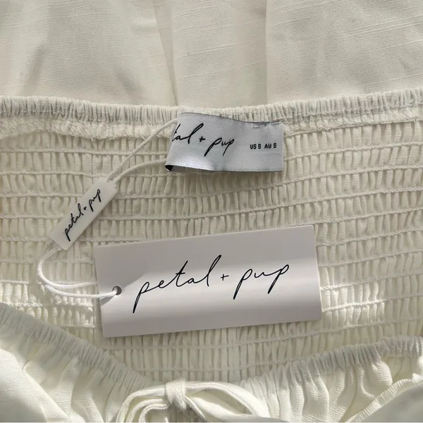 Petal and Pup NWT Eliska White Mini Dress Size Small - Image 10
