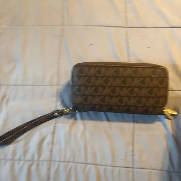 Brown Monogram Zip Wristlet - Image 3