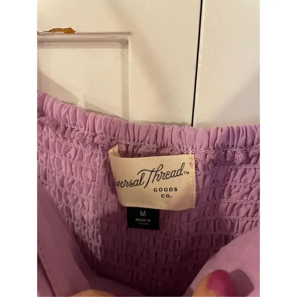 Universal Thread purple midi dress off shoulder size M - Image 6