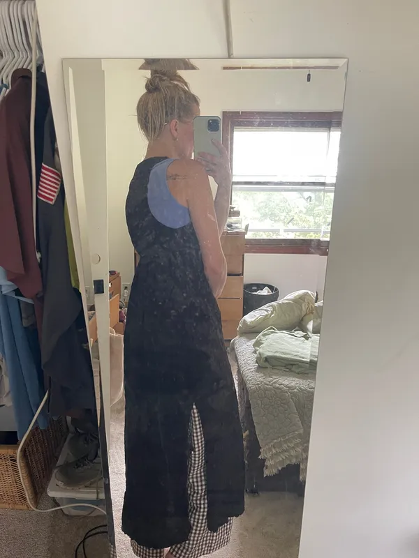 Black swim suit cover up - Image 2