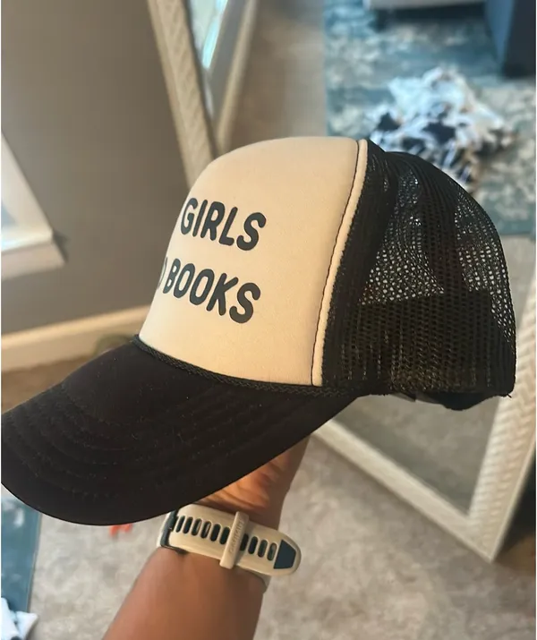 Hot Girls Read Books Trucker Hat - Image 2
