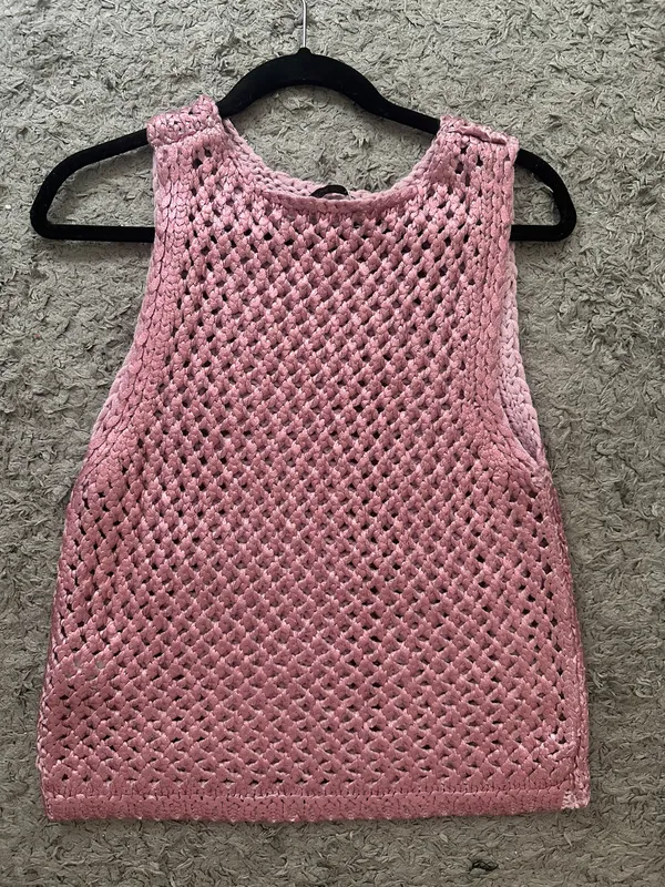 ZARA Foil Knit Top - Image 2