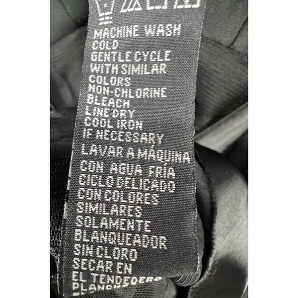 Scarlett Nite Y2K Halter Dress 14 Black Satin Tiered Ruffled Cocktail Retro HOCO - Image 16