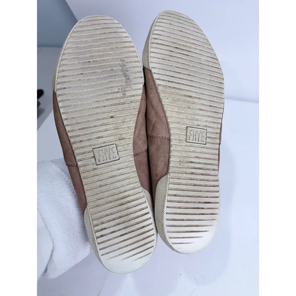 Frye Brown Nubuck Slip-On Flats Minimal Euro Comfort Travel‎ 8M - Image 11