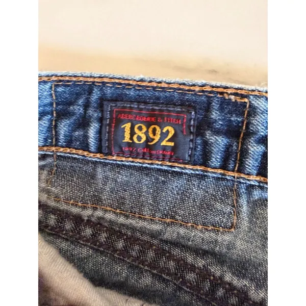 Abercrombie & Fitch Vintage Straight Leg Medium Wash Blue‎ Jeans 6R 100% Cotton - Image 8