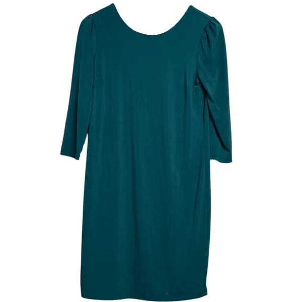 Rosie Pope Audra Maternity 3/4 Sleeves Mini Dress Scoop Back Back XS Ocean - Image 14