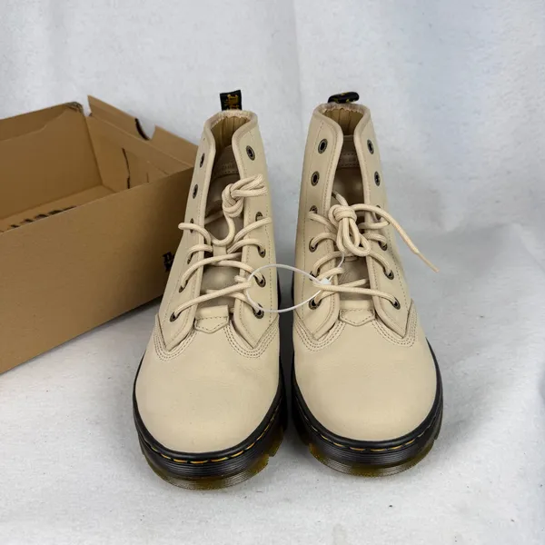 Dr. Martens Charlee Chukka Boots Womens 10 UK 8 Milled‎ Nubuck Parchment Beige - Image 6