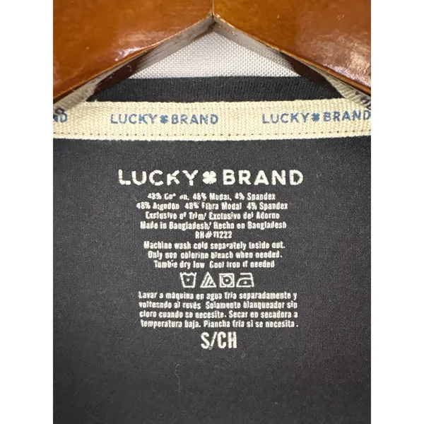 Women’s Lucky Brand Small Black Long Sleeve Shirt - Image 5