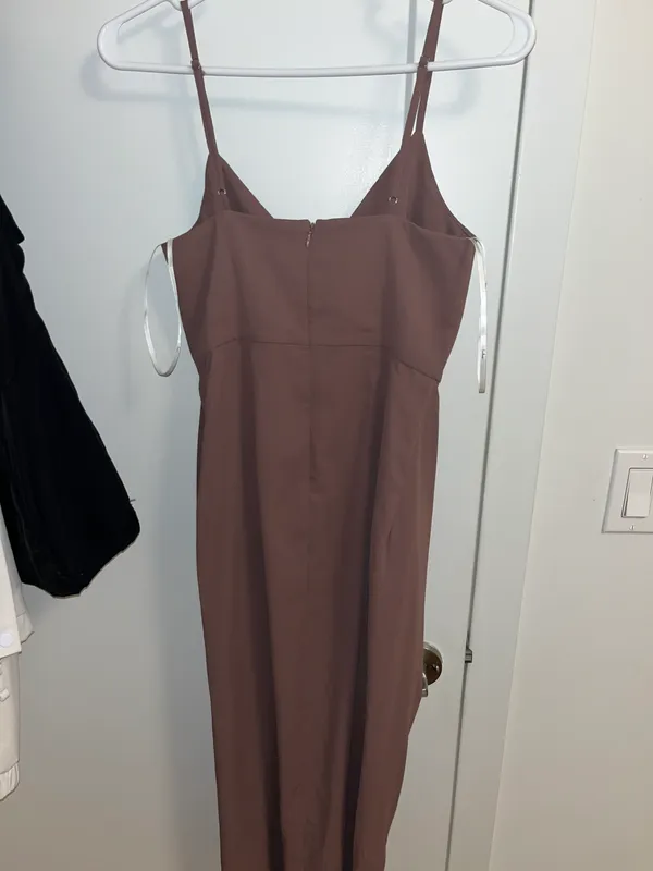 Lulus Mauve Purple Midi Dress - Image 4