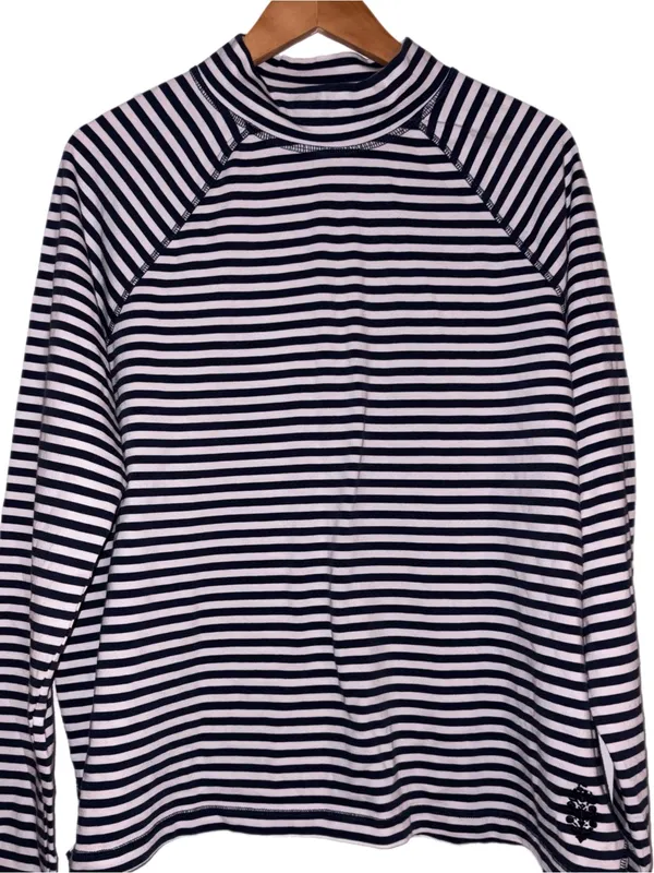 FP Movement Restoration Layer Long Sleeve Tee RARE Sailor Stripe Navy Small NEW - Image 4