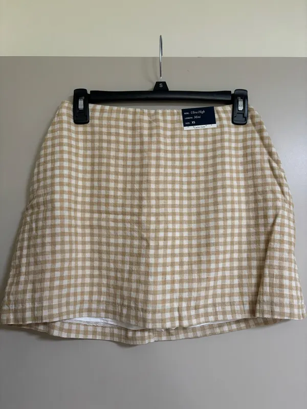Abercrombie Gingham Mini Skirt - Image 2