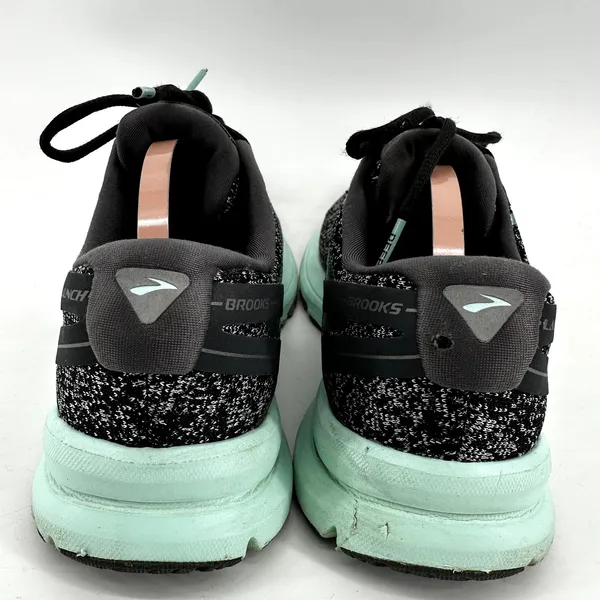 Brooks Launch 4 Road-Running Shoes DNA Sneakers Mesh Lace Up Gray Mint 8.5 - Image 5