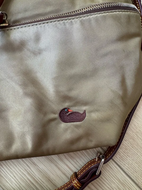 Dooney & Bourke Crossbody Nylon Leather Large Bag - Image 3