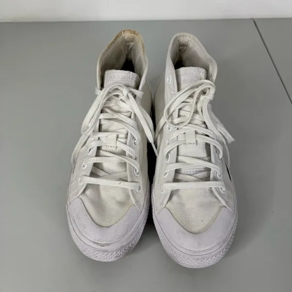Adidas Originals Nizza Trek‎ White High Top Sneakers Size 6.5 - Image 2