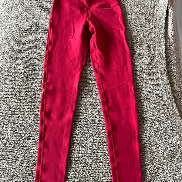 Bold Red Leggings - Image 2