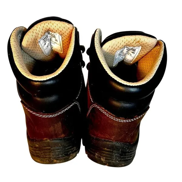 Women's Avenger A7126 Framer Brown/Tan Steel Toe Waterproof Work Boots - 8M - Image 4