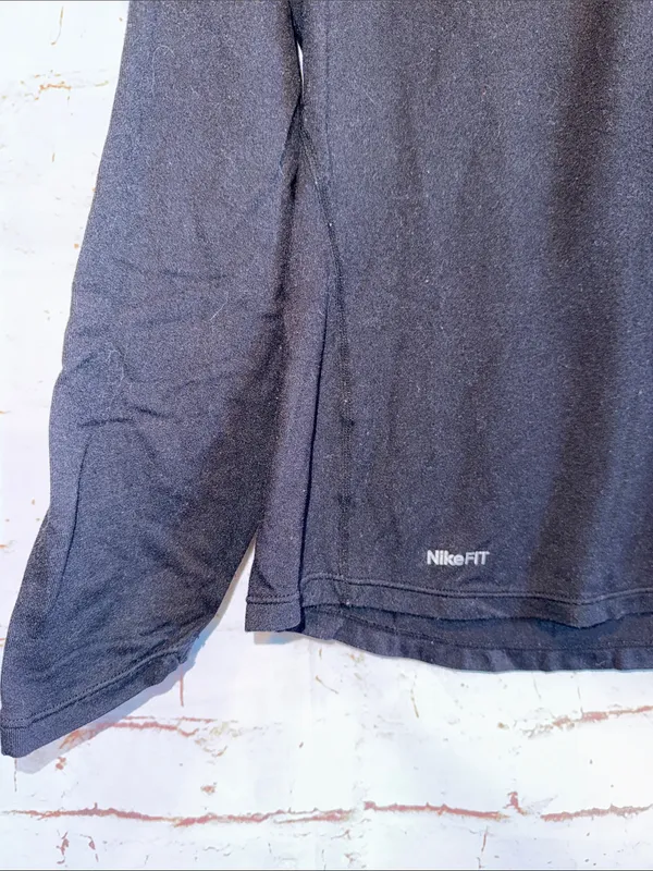 Nike Black Half-Zip Dri-FIT Element Athletic Pullover women’s small fitted - Image 3