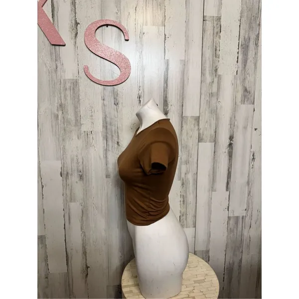 GAZE brown blouse size XS Brown - Image 3
