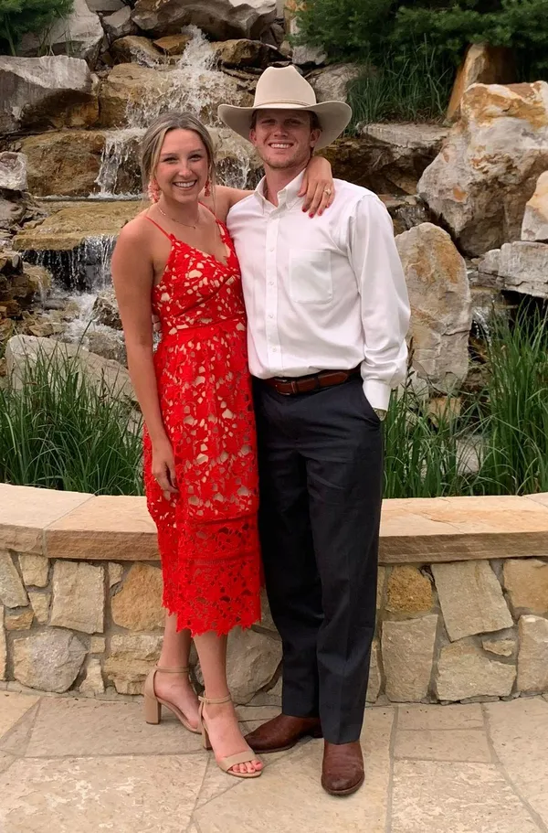 Red Lace Dress - Image 2