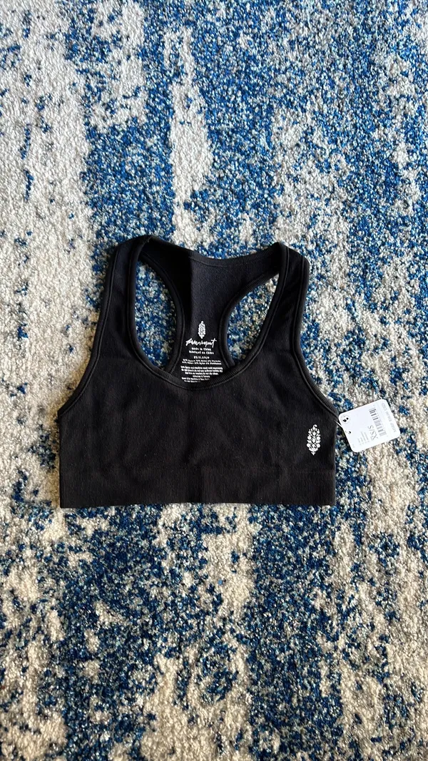 X FP Movement Rich Soul Rib Bra in Black S/XS - Image 2