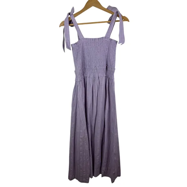 NWT Lost + Wander Angel in Disguise Maxi Dress‎ Small Lavender Smocked Cottage - Image 4