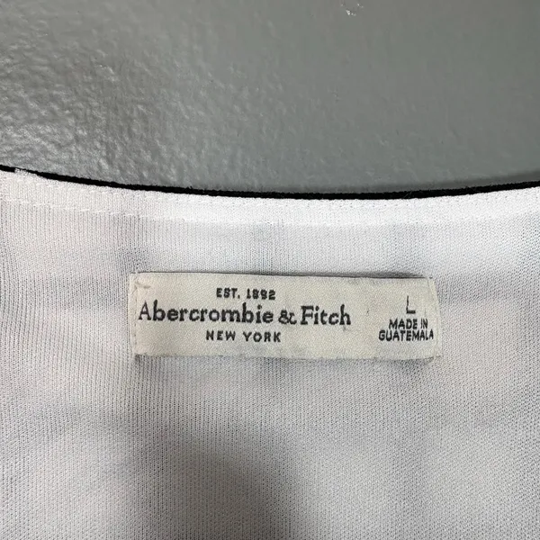 Abercrombie & Fitch Women's Black & White Windowpane Plaid Dress - Size Large - Image 4