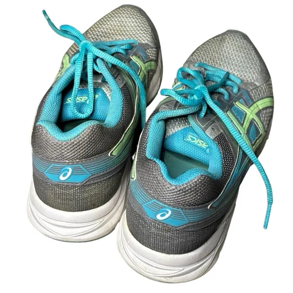 ASICS Gel-Contend 3 Womens Shoes Size 10 D Gray Aqua Blue Running Walking - Image 4