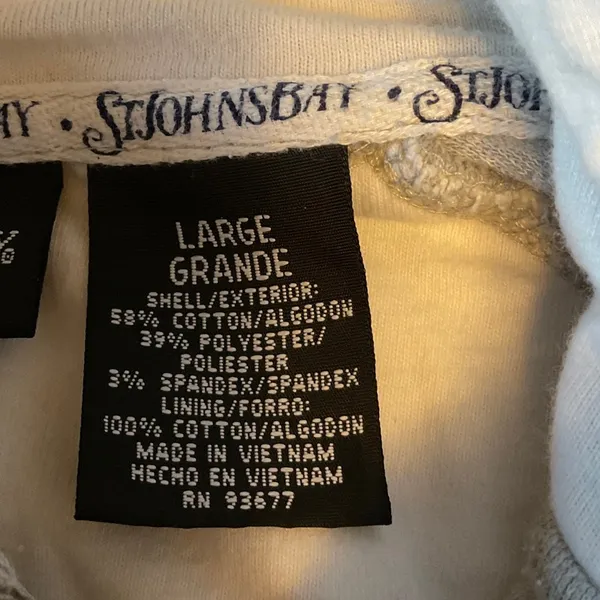 St. John's Bay Gray Zip-Up Hoodie - Image 6