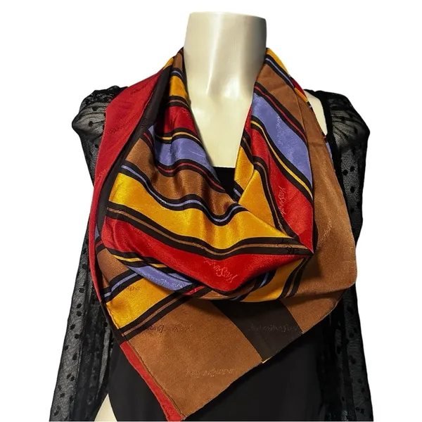 Ysl scarf Red - Image 5