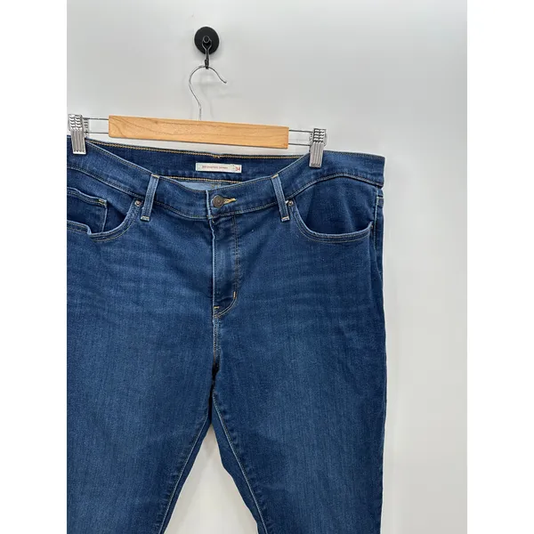 Levi's Dark‎ Wash 311 Shaping Skinny Denim Jeans Cotton Stretch Women Size 34 - Image 6