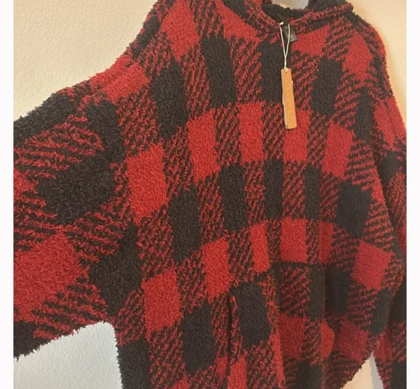 SKIMS Christmas Cozy Knit Hoodie S/M - Image 4