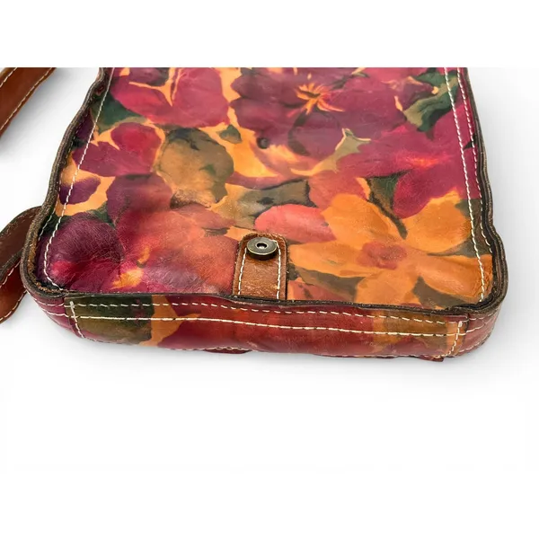 Patricia Nash Venezia Pouch Italian leather crossbody bag purse Flap - Image 6