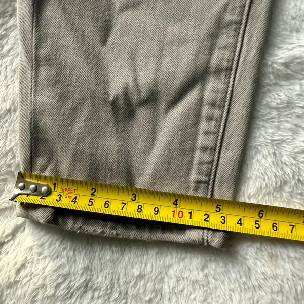 American Eagle Outfitters Women's Light Gray Ripped Skinny Jeans Sz‎ 6 - Image 11