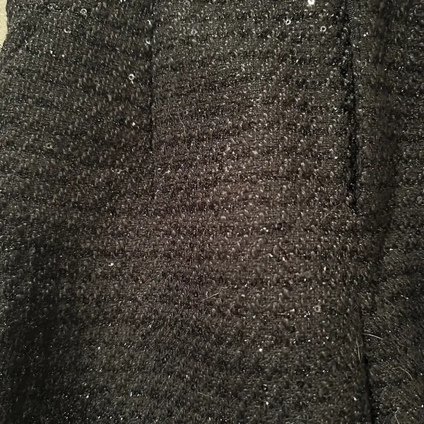 Zi Yan dressy black Glam pleated sparkling shorts S - Image 4