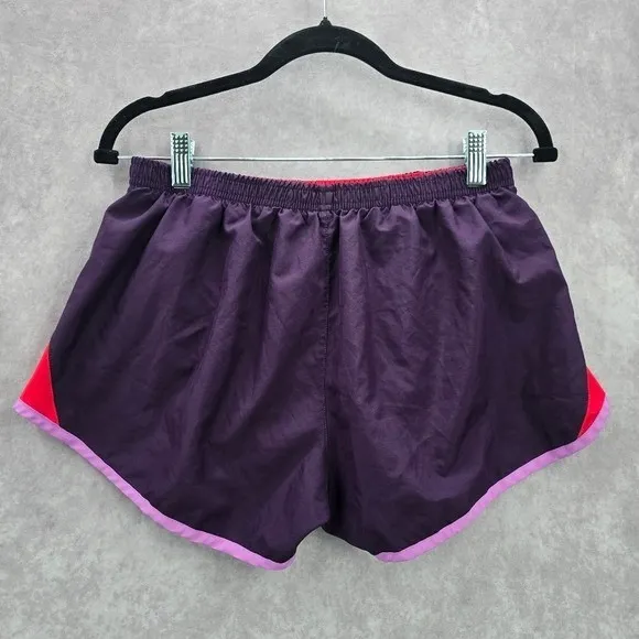 Nike Purple Pull On Athletic Active Running Pants Shorts L Large‎ - Image 3