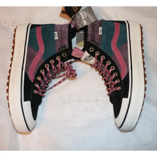 Vans SK8-HI Mte-2 Black Pink White Shoes - Image 7