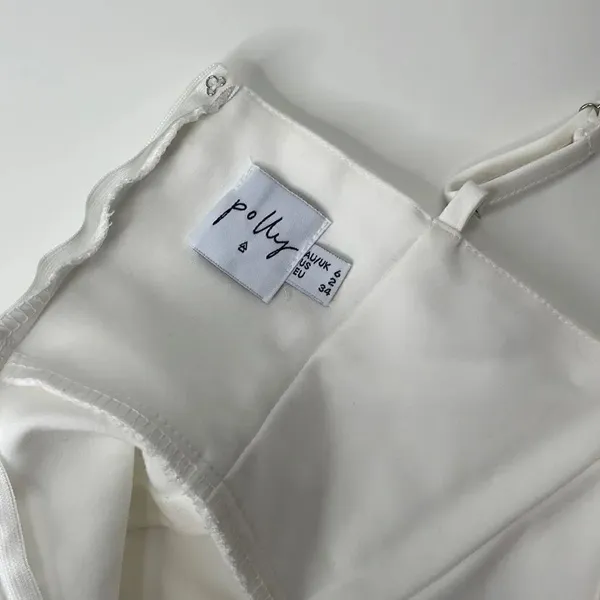Polly cocktail dress. White. Size 6. Homecoming. Prom. Wedding. - Image 4