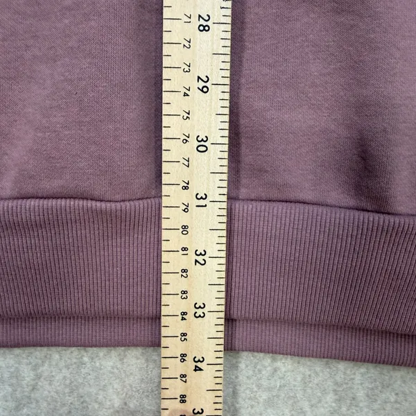Admiral Womens Large‎ Longline Hoodie Sweatshirt Dress Mauve Purple Athleisure - Image 8