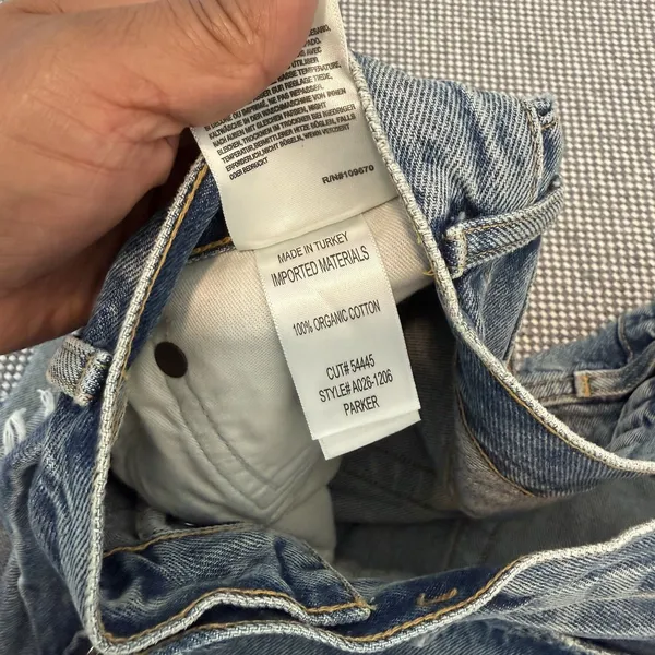 Agolde Parker Vintage cut off shorts Size 29 - Image 6