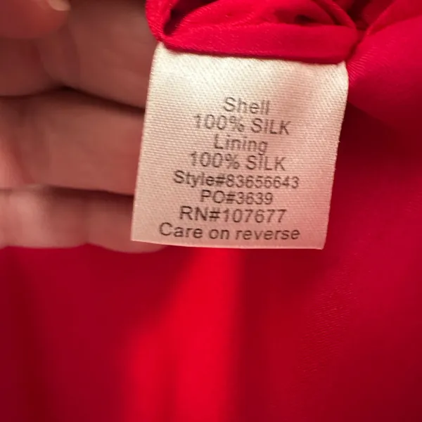 Alice + Olivia Pink 100% Silk Ruffle Hem‎ Mini Slip Dress Size S 83656643 - Image 4