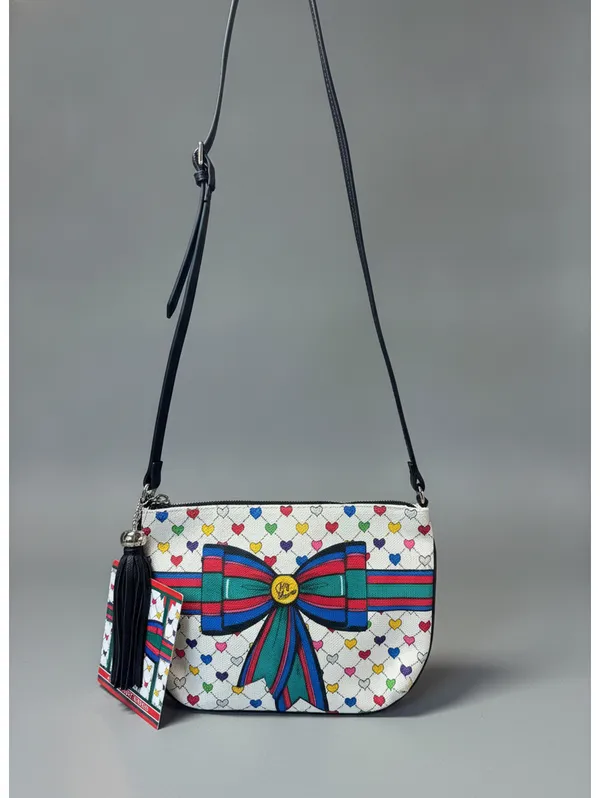 Brighton Love & Joy Crossbody with Colorful Heart and Bow - Image 2