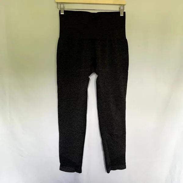 Gymshark‎ Dark Gray Laser Cutout Leggings - Size Small - Image 6