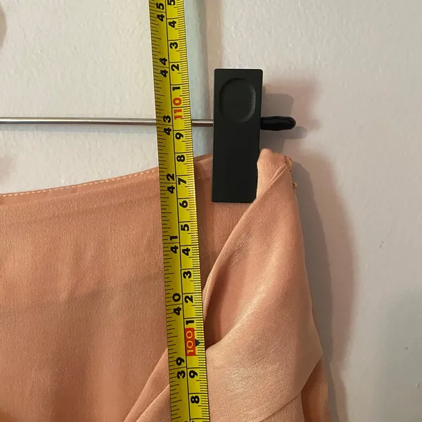 Michael Costello X Revolve Pink Silky Joanna Trouser Pants Glam High Waist XS - Image 9