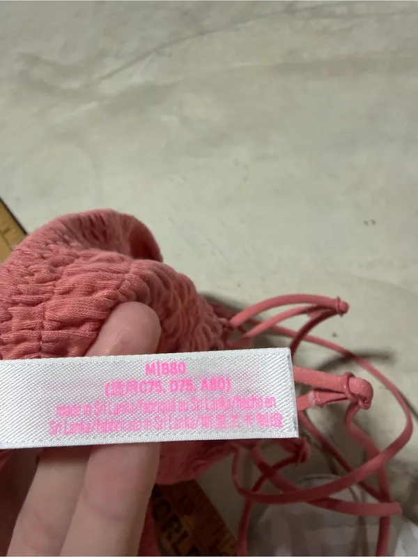 Victoria’s Secret pink Smocked Mauve Bralette medium - Image 7