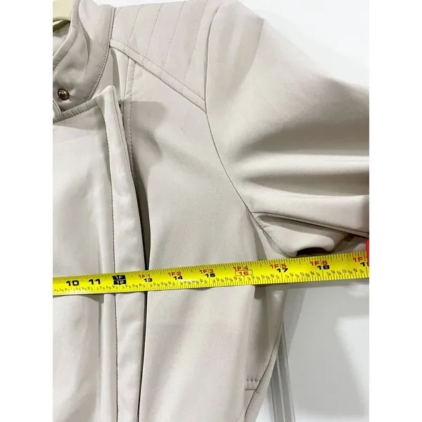 Kenneth Cole New York Beige Belted Trench Coat Women’s XS Classic Chic - Image 10