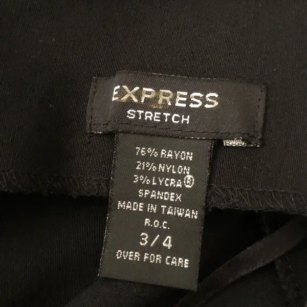 Express LBD Dress Black Midi Small 3/4 - Image 4