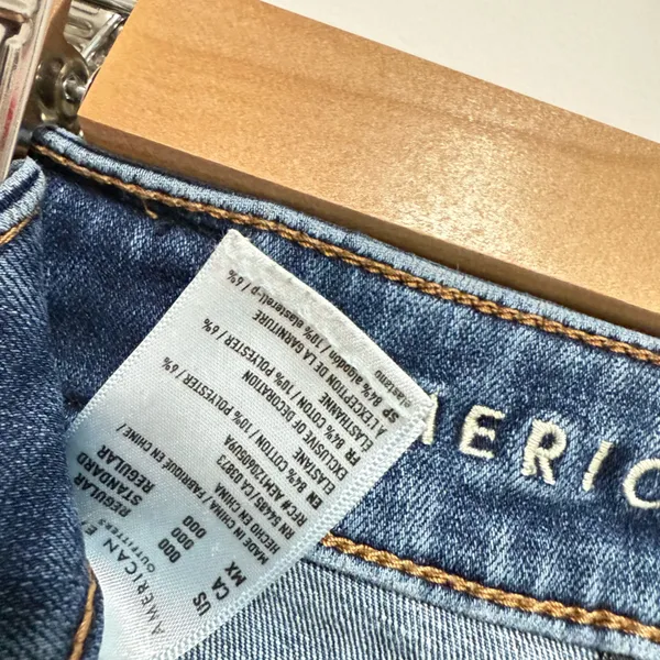 American Eagle Outfitters Women's Skinny Jeans in Blue - Image 3