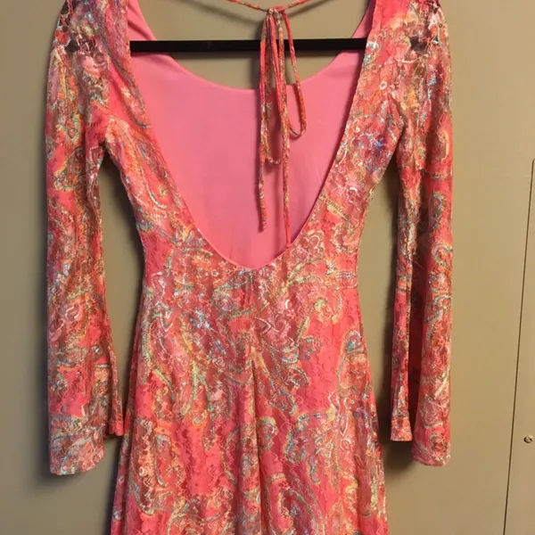 Y2K High-Low Lace Vacation Fairycore Dress - Image 3